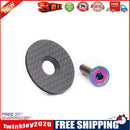 RISK Bicycle Headset Cover Carbon Fiber MTB Road Bike Stem Top Cap (28.6mm)
