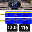 KONNWEI KW206 2 in 1 OBD TFT Screen On-Board Computer Auto Head-Up Display