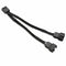 1pc 4 Pin PWM To Dual PWM Power Y-Splitter Adapter Fan Case PC T1Y5 For CPU R8N0