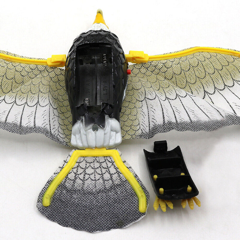 Electric Luminous Portable Hanging Eagle Creative Flying Bird Music Repellent