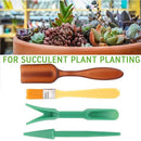 7pcs Mini Gardening Planter Kit with Tweezers Brush Succulent Transplanting Tool