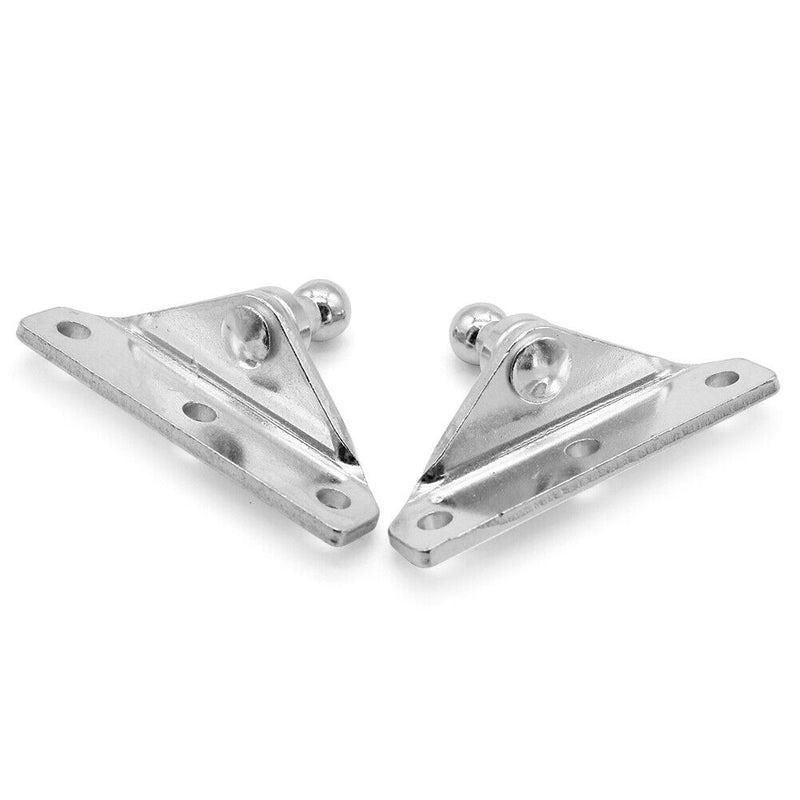 2pcs 10mm Steel Ball Stud Brackets for Gas Prop Strut Spring RV Camper Home Shop