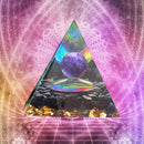 5cm Orgonite Pyramid Heal Reiki Orgone Energy Generator Crystal Stone (H) Newly