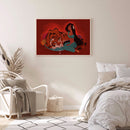 Jasmine Princess Tiger 5D DIY Diamond Painting Kits Full Round Drill Wall Decor