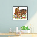 2 Beaches Tiger Pine Partial Embroidery Stamped Cross Stitch Home Decor Gifts
