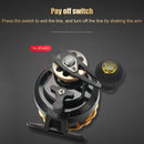 3.6/1 6+1 Bearing Metal Winter Ice Fishing Reels Raft Fishing Reel (Right) Newly