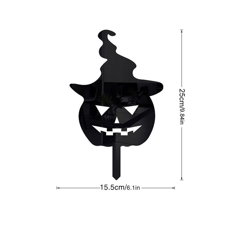 Halloween Acrylic Plugin Art Sculpture Pumpkin Insert Lawn for Outdoor Cour