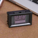 12V-60V Car Marine Motorcycle LED Digital Voltmeter Meter Voltage E6 Gauge B3N4