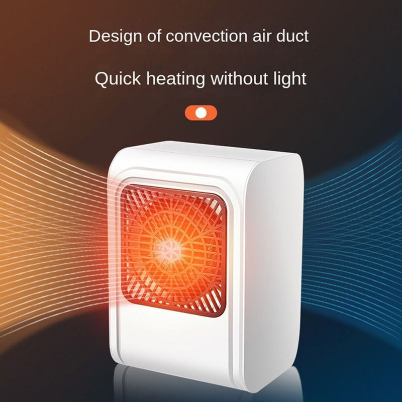 Warmer Home Office Room Desktop Fan Fast Heating Mini Heater Electric Heater