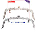 2PCS 8.7"" Metal Purse Frame Coin Bag Clasp Lock DIY Craft Bags Accessories