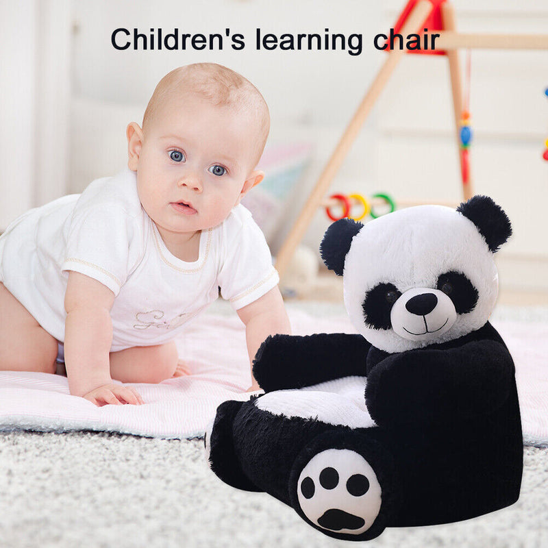 Cute Learning to Sit Baby Sofa Cover Seat Support without Filler (Panda) Newly