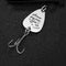 Stainless Steel Barbed 3-Claw Fishing Hooks Freshwater Sequin Spinning Fish Hook