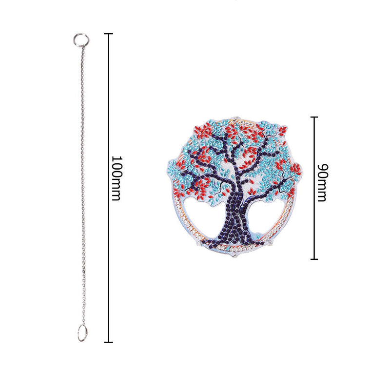 Point Drilling Crystal Ornament Wind Chime Pendant Outdoor Indoor DIY Decor