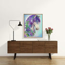 Succulents Horse 5D DIY Diamond Painting Rhinestone Full Round Drill (B4661