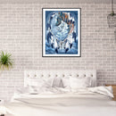 Wolf Full Round Diamond Painting Kit DIY Mosaic Rhinestone Picture Home Decor