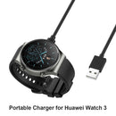 Charger for Huawei Watch GT 3/GT Runner 1m USB Cable Charging Dock (Black) Newly