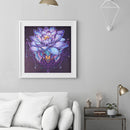 5D Diy Diamond Painting lotus Special-shape Partial Drill Art Newly