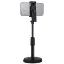 Live Streaming Holder For LED Ring Video Light Smartphone Clamp Desktop Tripod