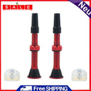 2 Pack 40mm Tubeless Tire Presta Valve Aluminum Alloy Stem for MTB Road Bike