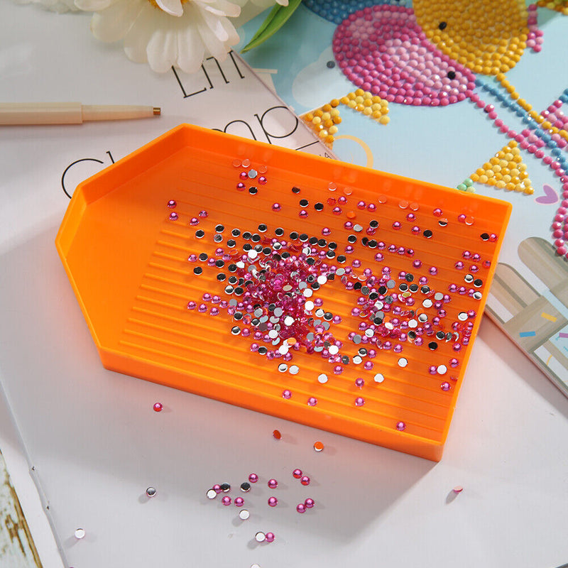 Embroidery Accessory Tray Tools Plastic DIY 5D Art Craft Diamond Painting Plate