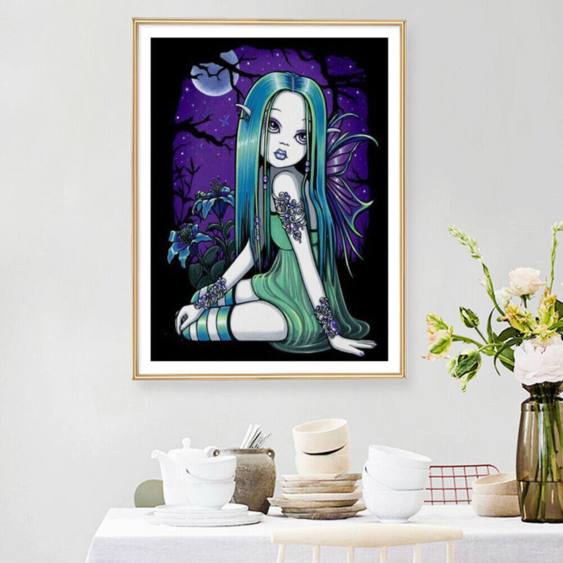 5D DIY Full Round Drill Diamond Painting Kit Grils Home Wall Art Craft Gift