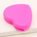 Silicone Heart-shaped Makeup Brush Cleaner Scrubber Board Pad Cosmetic Washing