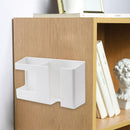 Phone Charge Organizer Wall Mounted Punch Free Remote Control Rack (White)