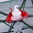 6/8 Holes Fishing Net Shrimp Cage Nylon Foldable Fish Cast Trap (6 Holes) Newly