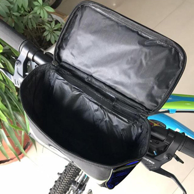 Bike Handlebar Navigation Bags Outdoor Cycling Front Rack Hanging Storage Bag