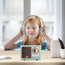 Retro Bluetooth-compatible Speaker Memory Card AUX Audio Playback Music Player