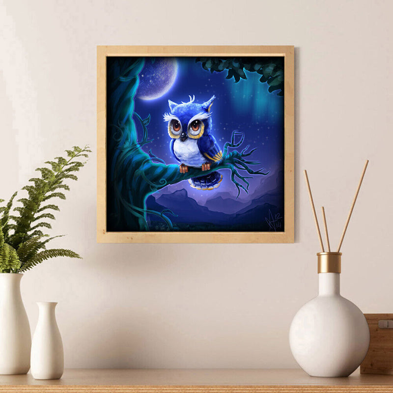 5D Diamond Painting DIY Owl Full Round Drill Rhinestone Kit