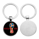 World Cup Football Soccer Pendant Key Chain Bag Car Keyrings Gifts/Black Newly