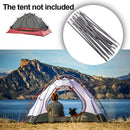 Outdoor Tent Canopy Tarp Poles Tent Canopy Support Canopy Iron Rods R9V5