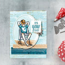 Transparent Father and Son Love Stamp Silicone Seal for DIY Scrapbooking Newly