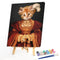 Dame Cat Oil Paint By Numbers Kit DIY Frameless Drawing for Adults Home Decor