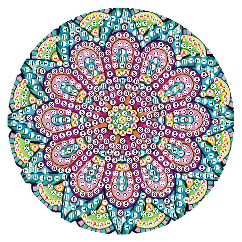 DIY Diamond Painting Mandala Round Coaster Cup Table Placemat (AA1059-1)