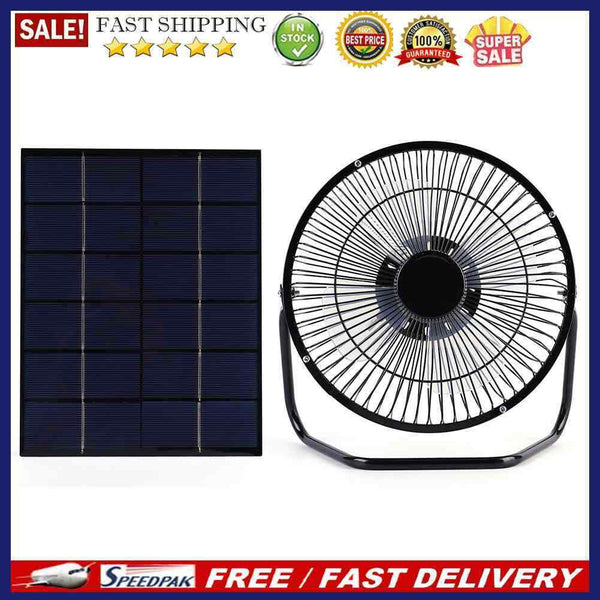 Portable 8 inch USB Solar Exhaust Fan Air Extractor Portable 7W 6V 8 inch USB