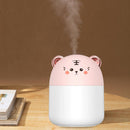 Air Humidifier Cute Tiger Aroma Diffuser with Night Light Cool Mist (Pink)