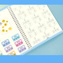 4 Books Calligraphy Handwriting Copybook Set Kids Writing English Lettering