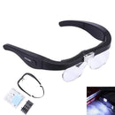 Led Magnifier USB Rechargeable Magnifying Glasses 1.5X 2.5X 3.5X 5.0X