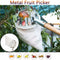 Metal Garden Fruit Picker Head Orchard Pear Peach Picking Catcher Newly