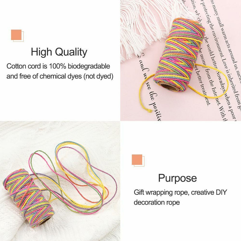 DIY Cord Gift Packing Sewing Cords Twine String Cotton Tapestry Decoration Rope