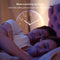 Intelligent LED Voice Controlled Lighting Wall Clock Creative Luxury Clock Mute,