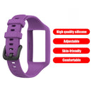 Strap for Huawei Honor Band 6 Pro Silicone Wristband Replacement (Purple)