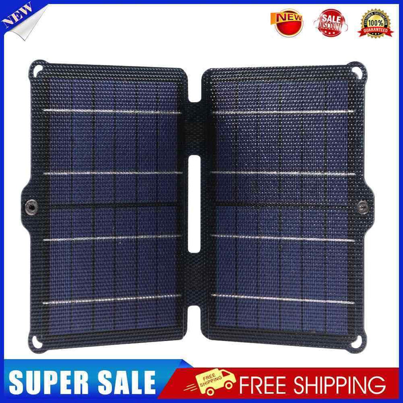 10W 5V Foldable Solar Panel Pack Ultra-thin Waterproof Solar Charger for Ph