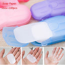 Scented Bath Home Foaming Soap Flakes Washing Hand Paper Slice Sheets