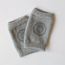 0-24M Kids Non Slip Crawling Elbow Knee Pads Infants Baby Kneecap (Grey) Newly