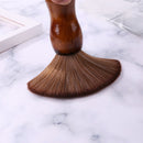 Wooden Hair Sweep Brush Neck Face Duster Soft Hair Cleaning Hairbrush (1) Newly