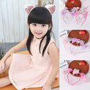 Party Transparent Hair Accessories Crown Cat Ear Head Band Cartoon Hair Band