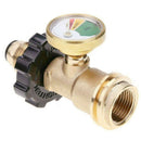Connector POL Propane Gas Gauge Pressure Gauge Level Indicator Meter Adapter
